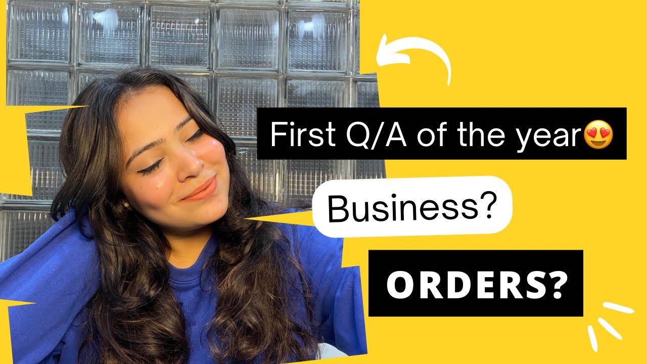 First Q First Q/A of the year video | How did I start my business? - YouTube