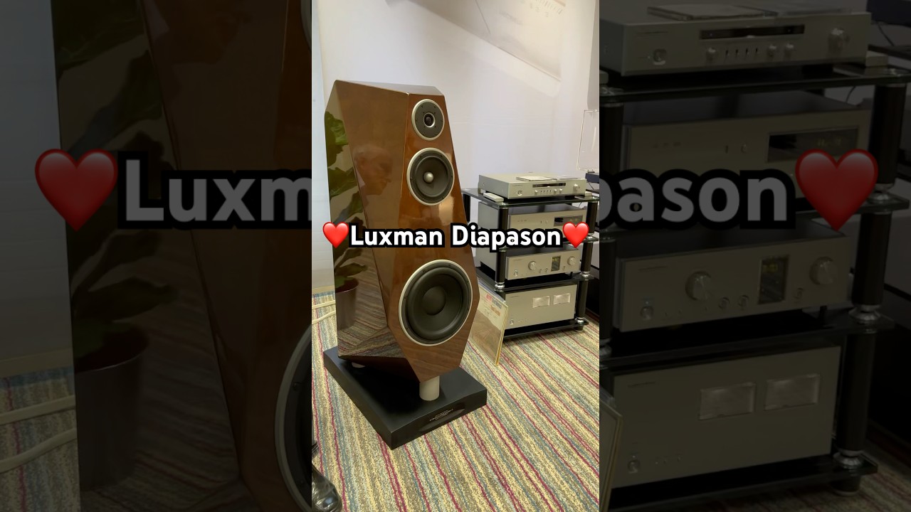 LUXMAN HiEnd Amplifiers ❤️ DIAPASON Audiophile HiFi Speakers 🔥 HighEnd Analogue Stereo Sound System