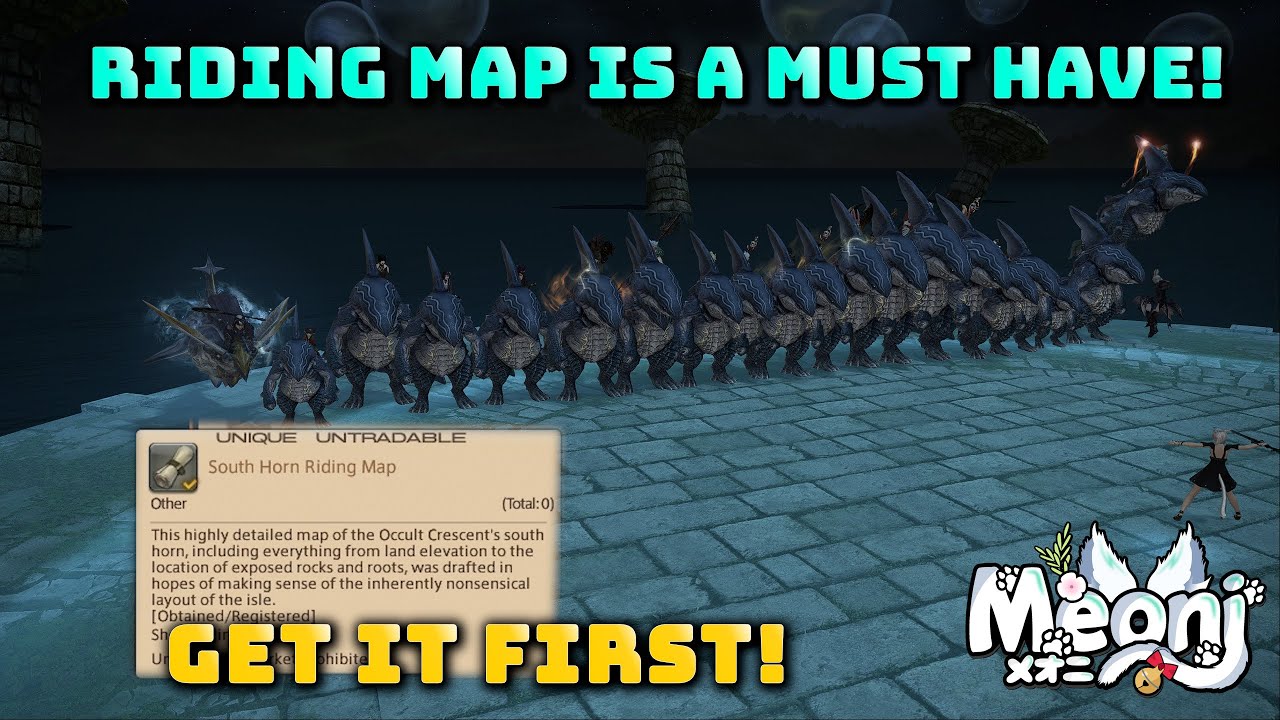 FFXIV: Occult Crescent - My Biggest Regret - Not Getting Riding Map ...