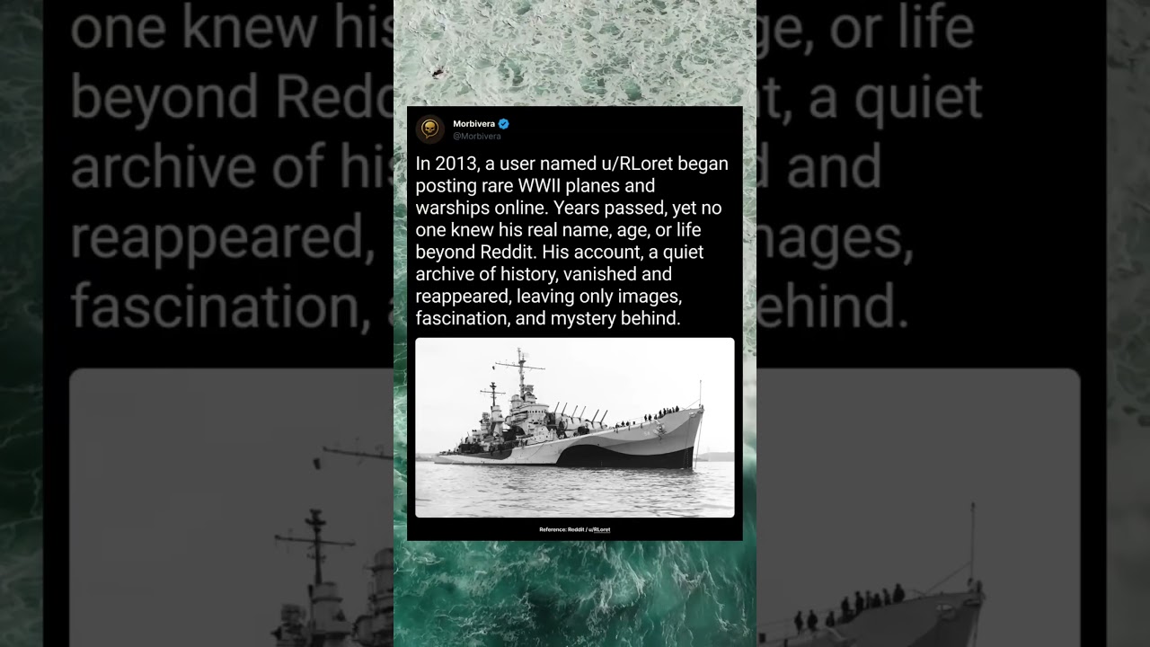 The Reddit Ghost Who Shares History 