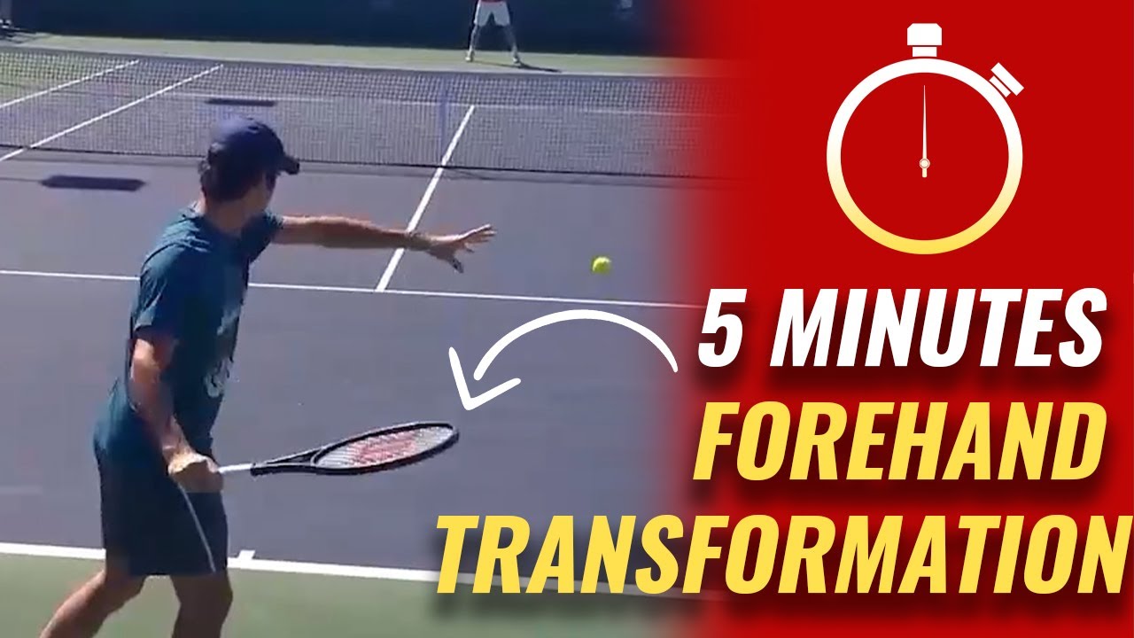How To Hit the ATP Tennis Forehand in 5 Minutes | The Best Drills To ...