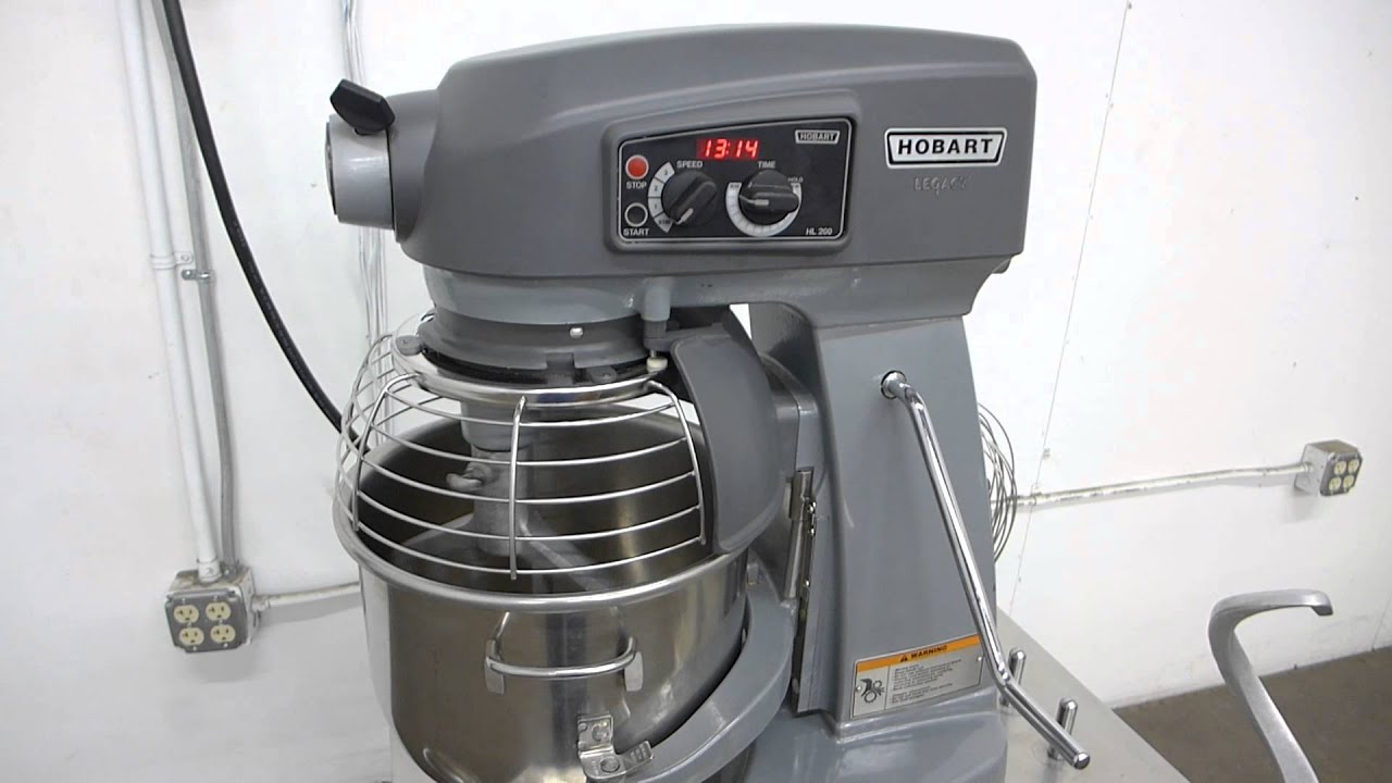 Hobart Hl200 20 Qt Legacy Bakery Dough Mixer With Table Thrane