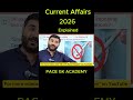 Current Affairs 2026 | Part 3