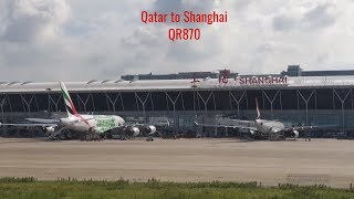 Qatar(Doh) to Shanghai(Pvg) - Qatar Airways Economy - Full Flight Journey