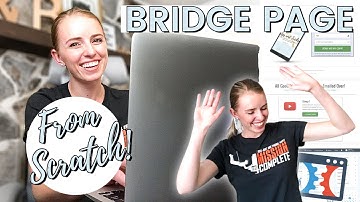 Build A Bridge Page From Scratch | Easy Step By Step Tutorial For Affiliate Marketing