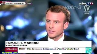 French President Macron Accuses President Trump Of "LACKING COMMON DECENCY"
