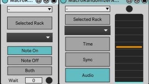Macro Randomizer - Ableton 11