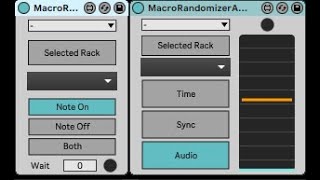 Macro Randomizer - Ableton 11