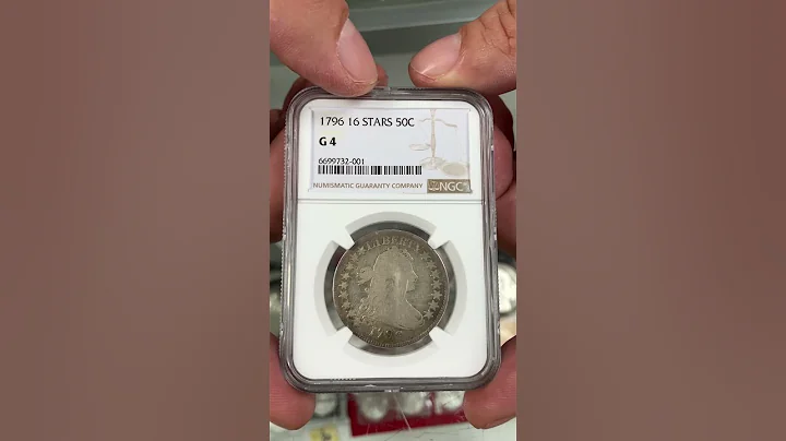 1796 Draped Bust Half Dollar .50cents 16 stars variety