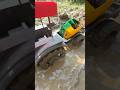 Tractor Mud Rescue: Auto Rickshaw in Big Trouble! 🚜😱 #shorts #toys #jcb