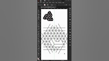 Geometric Aesthetic Triad Logo Illustration - Adobe Illustrator tips #shorts - Design.lk