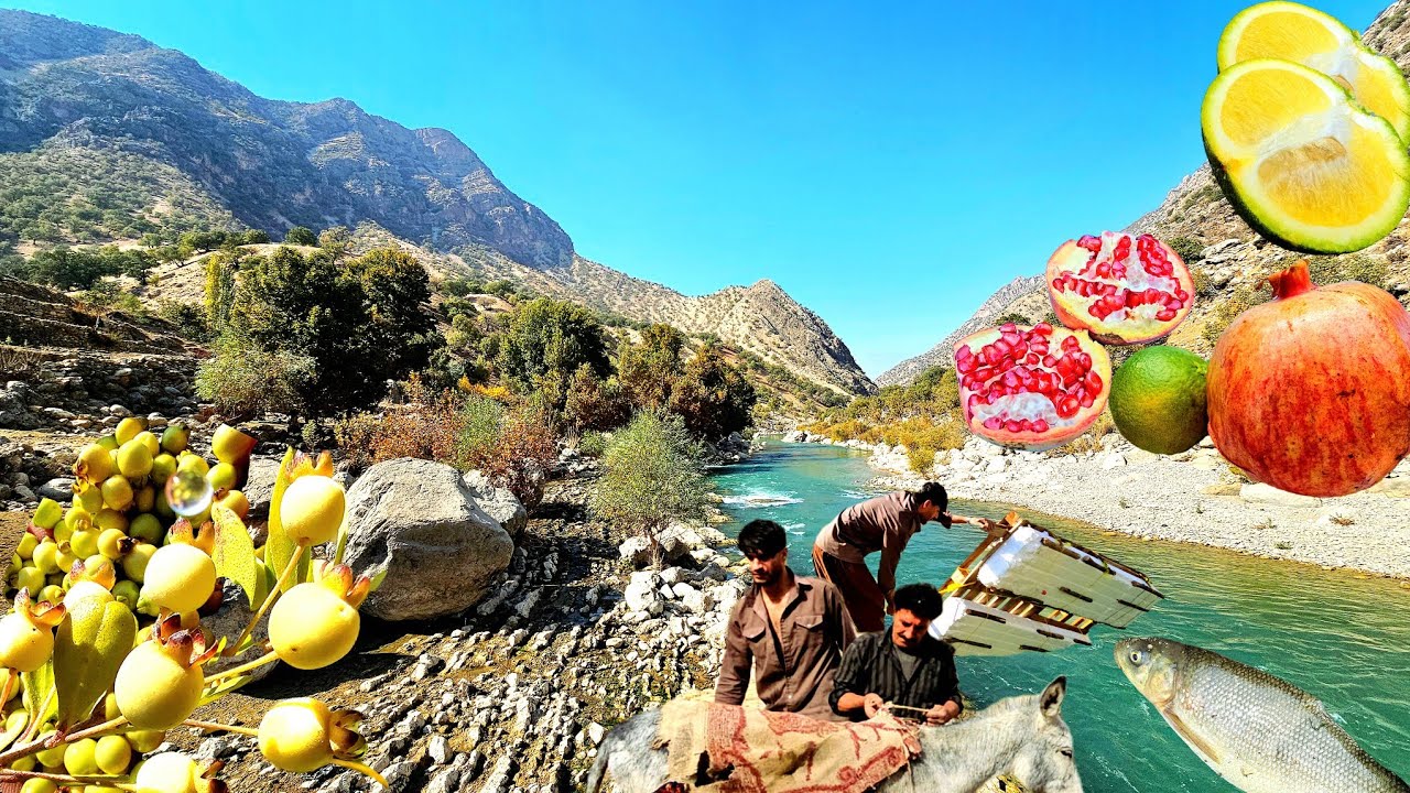 «Кочевая жизнь и рыбалка в горной реке | Приключения и выживание молодой пары»