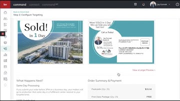 KW Command: Design Custom Postcards to Mail out