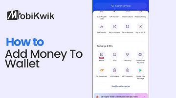 How to add Money to Wallet on Mobikwik