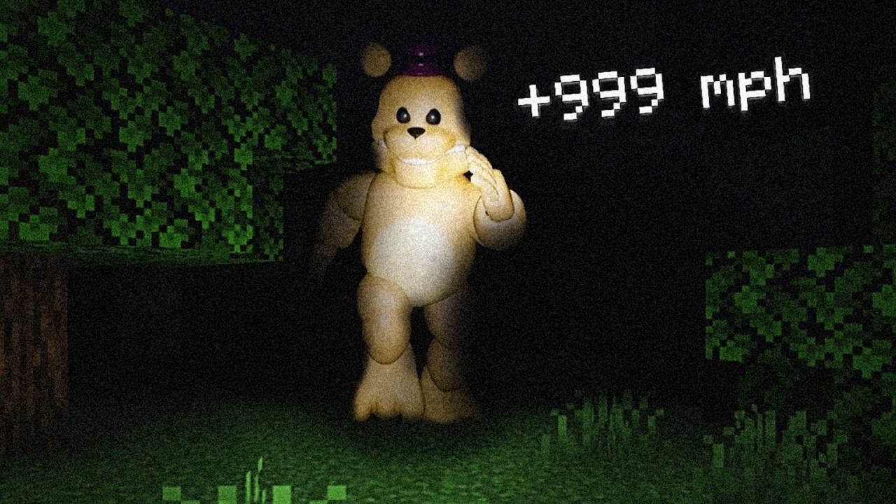 I Added SPRINTING FREDBEAR to Minecraft…