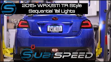 Subispeed - 2015 WRX/STI TR Style Sequential Tail Lights