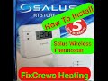 Salus Thermostat Wiring/ Installation to Main/ Baxi