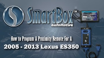 How to Program a Proximity Key to a 2005 - 2013 Lexus ES350