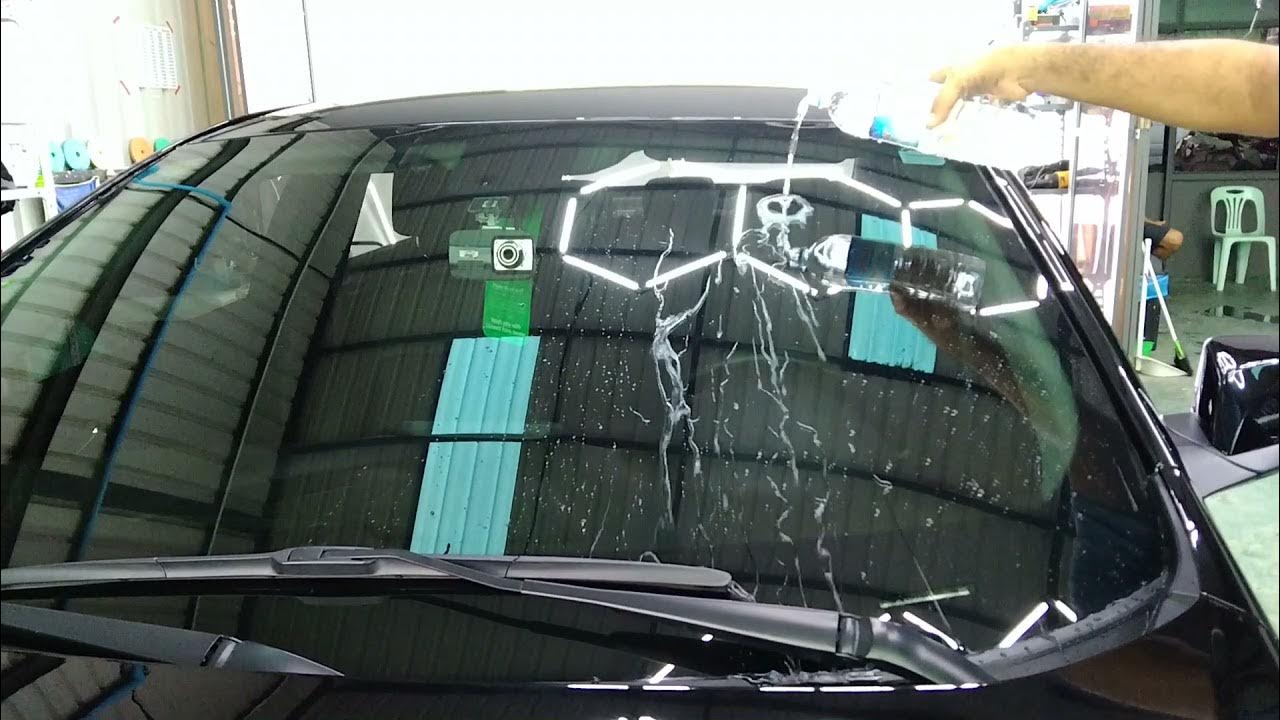 Ceramic coating windshield test YouTube