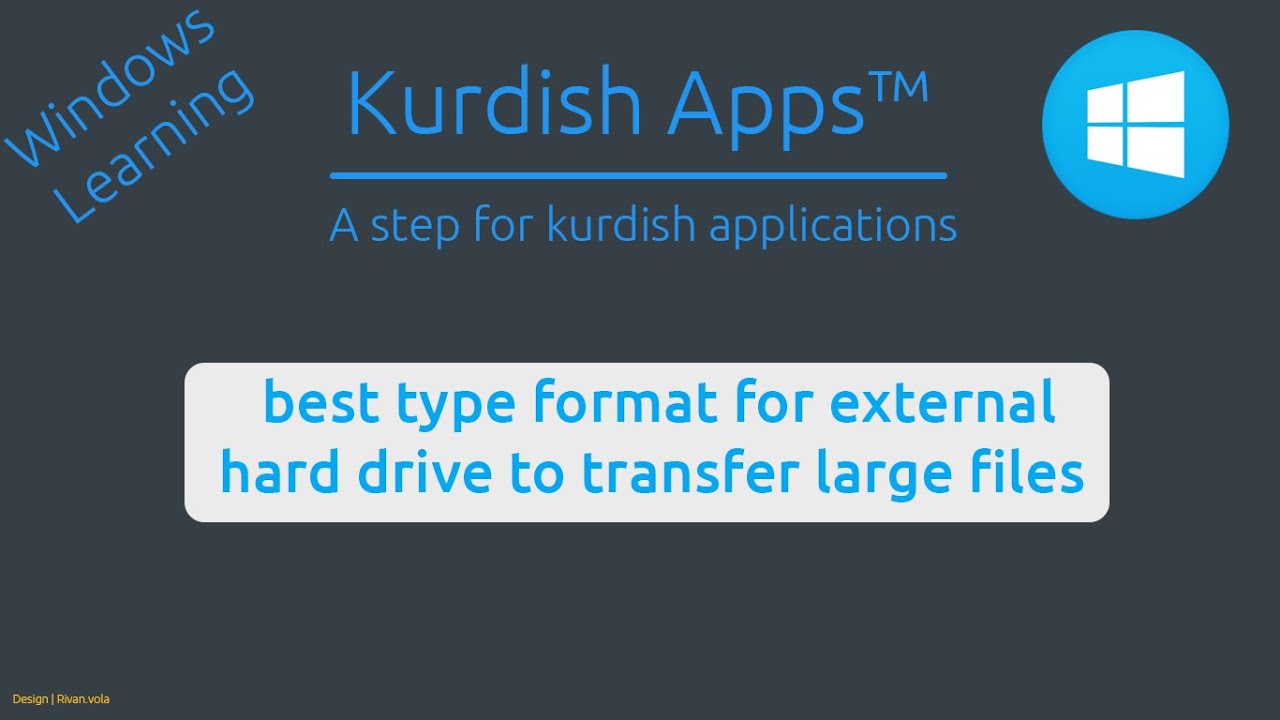 Kurdishapps Best Type Format For External Hard Drive To Transfer