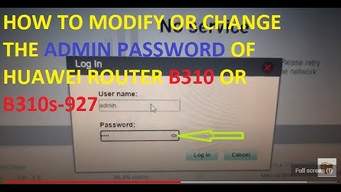 How To Modify or Change the Admin Password of Ooredoo LTE CPE B310 WIFI Router??? ( Huawei B310 )