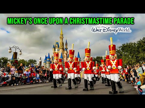 Mickey's Once Upon A Christmastime Parade Castle View Walt Disney World 2023 12 28