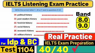 IELTS Listening Practice Test 2026 with Answers | 28.09.2026