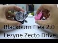 Review / Comparison - Blackburn Flea 2.0 vs Lezyne Zecto Drive Front