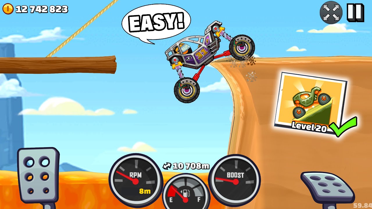 Played on Vereshchak map (INSANE FUEL BOOST) - Hill Climb Racing 2 