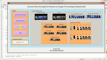 Vehicle License Number Plate Recognition Using Image Processing Matlab Project Code