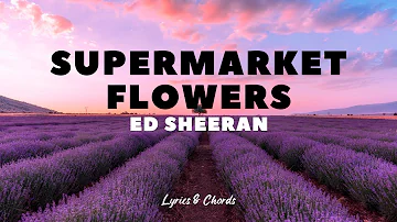 Supermarket Flowers - Ed Sheeran - Lyrics and Chords