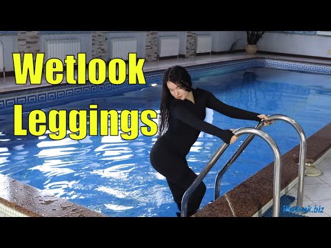 Wetlook leggings | Wetlook tight suit | Wetlook girl twerk dance