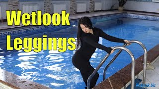 Wetlook leggings | Wetlook tight suit | Wetlook girl twerk dance