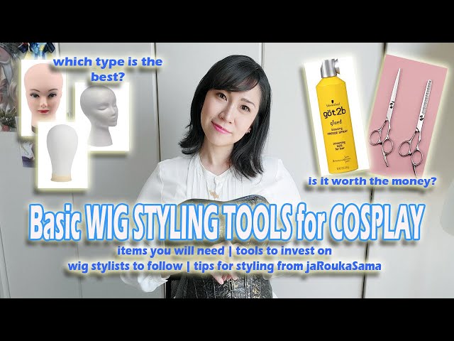 Basic WIG STYLING TOOLS + TIPS for COSPLAY