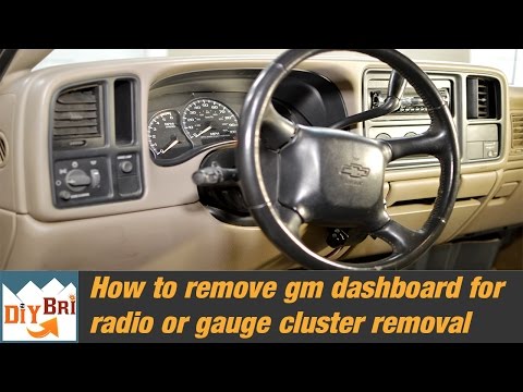 How to remove an Instrument Cluster | GM Dashboard Removal