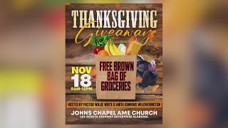 Local church to hold Thanksgiving give away