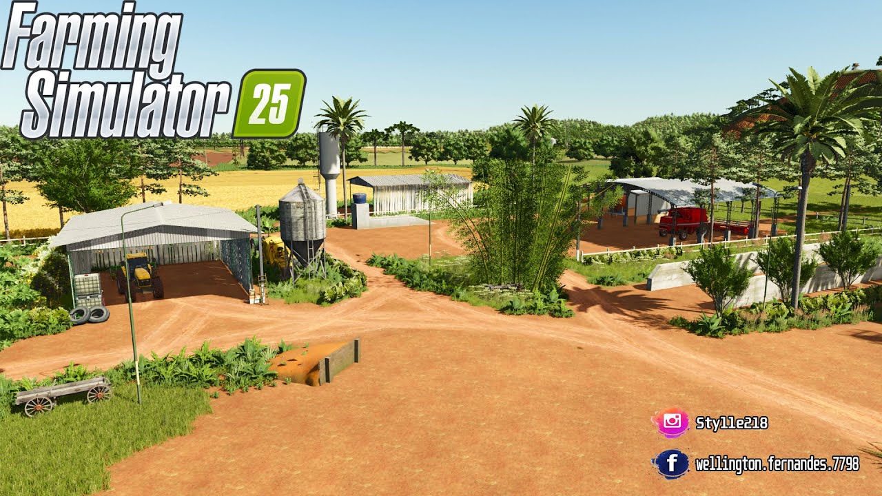 CONHECENDO O MAPA VALE DO ARROZ PARA FS25 ( Rice Valey ) | Farming ...