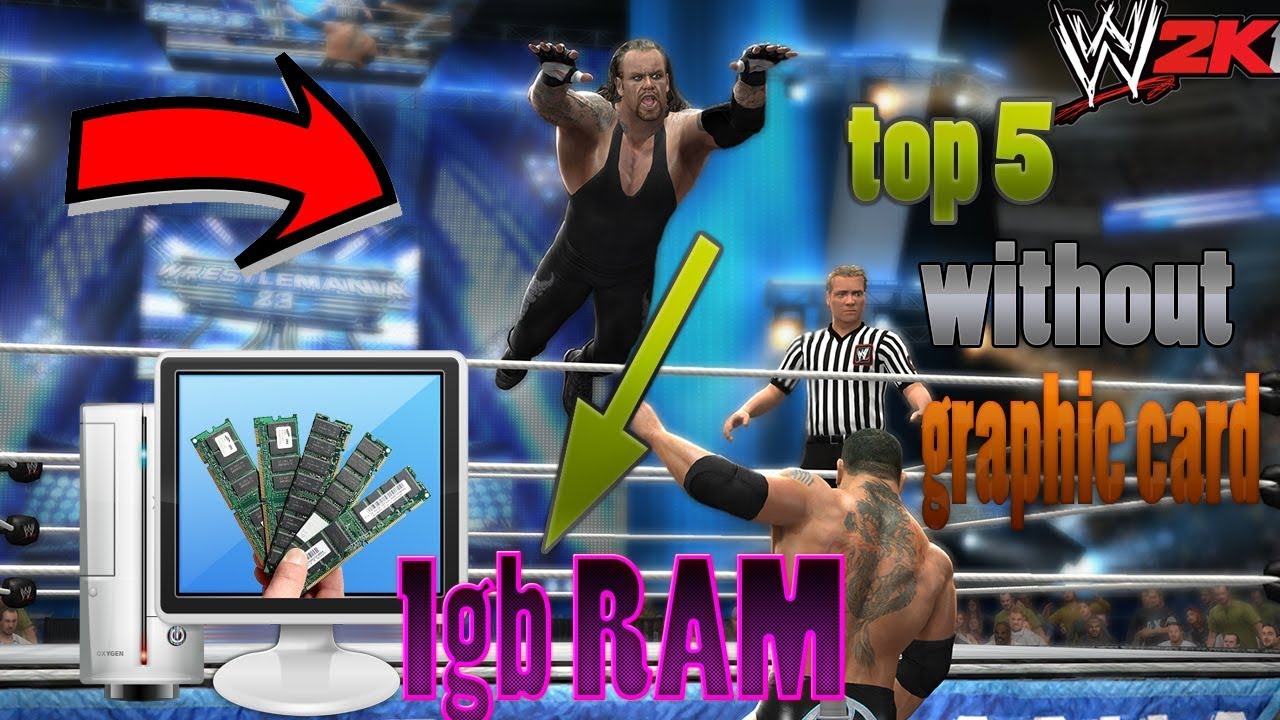 Best Wwe Games For Pc 1Gb Ram || Wwe Game For Pc Without Graphic Card ||  Low End Pc Games - Youtube