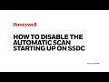 How to disable the automatic scan starting up on Safety Suite Device Configurator