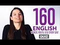 Quiz | 160 English Words You&#39;ll Use Every Day - Basic Vocabulary #56