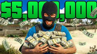 The Easiest $5,000,000 I Ever Made SOLO In GTA 5 Online