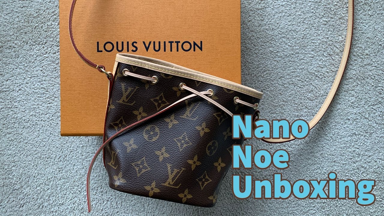 LOUIS VUITTON NANO NOE UNBOXING! What fits?