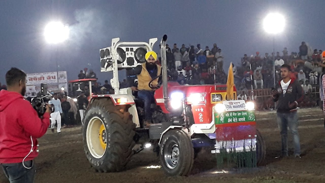 Happy Mahla Tractor stunt swaraj 855 in Kabaddi Cup Kular  danger tractor stunt  HUMBLE MUNDA