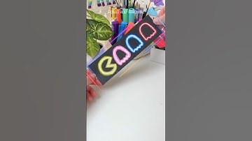 Pac-Man Game Neon Art #shorts #neon #glow