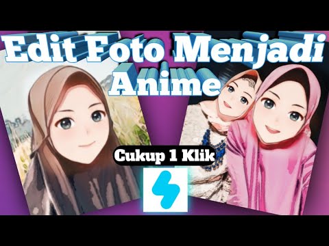 CARA EDIT FOTO JADI ANIME  TERBARU Aplikasi  SNOW  Di  