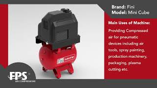 The Fini Mini CUBE Screw Compressor, Small in Size, Big in Benefits