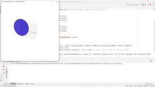 Plot a circle with changing position and orientation in 3D space using Vedo Python