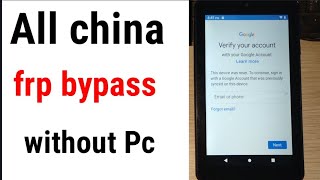 onn. 100005206 China MTK FRP Bypass 9.0 Google Account Reset frp