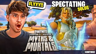 SPECTATING FORTNITE SOLOS BUT ZEUS IS HERE!