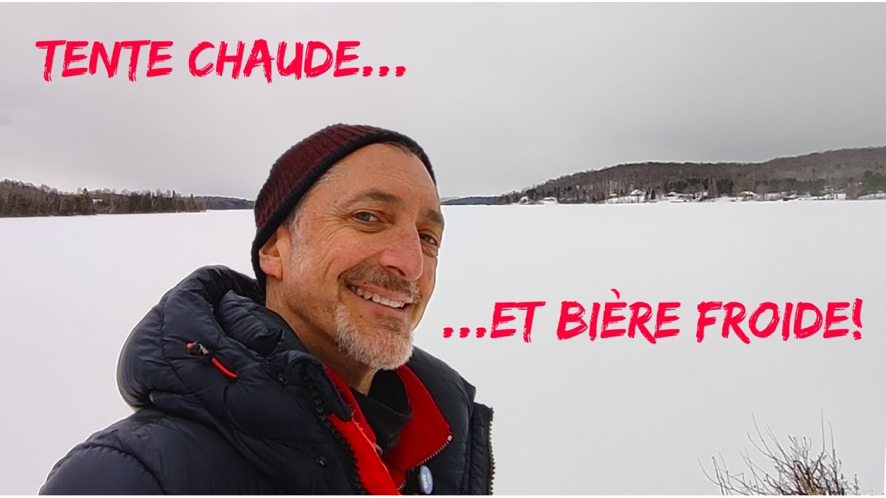 CAMPING D'HIVER en TENTE CHAUDE (Ranch Fire de Naturehike) à Mont-Laurier avec POÊLE À BOIS.